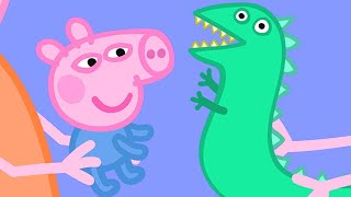 Peppa Pig English Episodes  Baby George and Mr Dinosaur Peppa Pig Official [upl. by Alleris230]