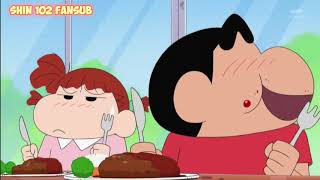 Crayon Shin Chan Vietsub  Tập 977  Tìm Kiếm Vị Đậm amp Thi Marathon Gia Đình [upl. by Lynnet]