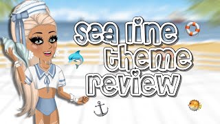 SEA LINE THEME REVIEW  Livia MSP [upl. by Ettenej364]