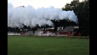 Veluwsche Stoomtrein Maatschappij Back to Then Festival Day 2 near Loenen Netherlands [upl. by Enillebyam]