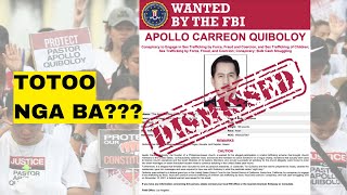 SA MGA NAGSASABING DISMISSED NA LAHAT NG MGA KASO NI QUIBOLOY SA USA WATCH THIS [upl. by Mercie]