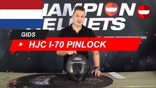 Hoe vervang je het vizier en plaats je een Pinlock op de HJC I70  ChampionHelmetscom [upl. by Watson]