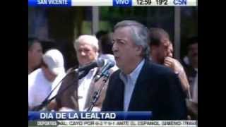 Néstor Kirchner en San Vicente [upl. by Eirual680]