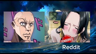 One Piece  Anime vs Reddit Boa Hancock [upl. by Otreblig]