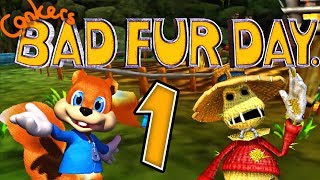 CONKERS BAD FUR DAY  01 💩 Böser Kater nach einem SaufAbend [upl. by Siurad]