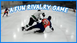 Lots of Goals in a Rivalry Hockey Game [upl. by Idmann307]