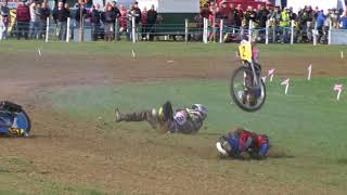 SCARY GRASSTRACK SOLO CRASH [upl. by Myrlene]