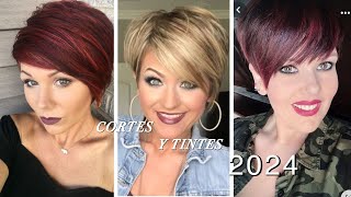 HERMOSOS TIPS DE MODA EN CORTES Y TINTES DE CABELLO 2024 [upl. by Zamora]