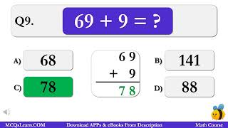 Maths Addition Class 2  Maths Addition Quiz for Kids  Grade 2 Maths Quiz 2 amp 1 Digits  Maths App [upl. by Ahsenaj]