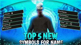 Top 5 Best Famous Symbol For Free Fire Name  Best Unique Symbol For Name  Garena Free Fire [upl. by Root]