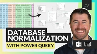 Database Normalization for Beginners  How to Normalize Data w Power Query full tutorial [upl. by Romano]