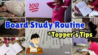 Exam Study Routine  Toppers Study TipsSecrets study [upl. by Daisey]