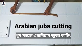 Arabiyan jubba thobe cutting  এরাবিয়ান জুব্বা কাটিং [upl. by Eiveneg]