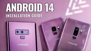 Convert Your Galaxy S9  S9 Plus  Note 9 into Samsung Galaxy S24 with Android 14  Full Guide [upl. by Daniyal]