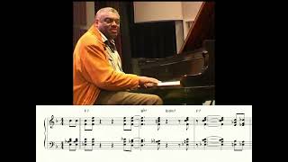 Mulgrew Miller demonstrates how to comp over a blues [upl. by Cissiee54]