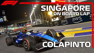 On board lap • Franco Colapinto • Singapore GP [upl. by Nod]