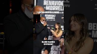 Leonard Ellerbe Blind Ranks Divison 👀 canelo caneloalvarez bivol beterbiev morrell benavidez [upl. by Le]