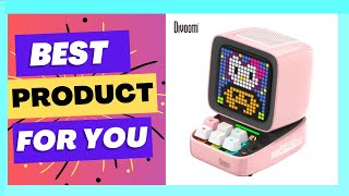 Divoom DitooPro Retro Pixel Art Bluetooth Portable Speaker Alarm Clock DIY LED [upl. by Ykcin222]