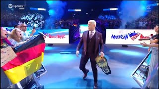 Cody Rhodes ELECTRIC Entrance WWE Smackdown Berlin Germany [upl. by Paterson]