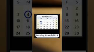 November 4 2024  Special Day [upl. by Alexandria]