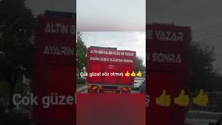 kamyon arkası çok güzel söz olmuş keşfet öneçıkar [upl. by Gent]