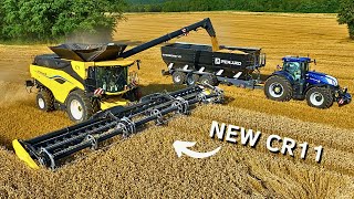 😱 NEW HOLLAND CR11 amp MACDON FD2  XXL MOISSON de BLÉ 2024 🤩💨 [upl. by Abroms]