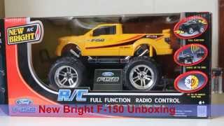 Remote Control Car Unboxing New Bright RC Ford F150 [upl. by Jasisa377]