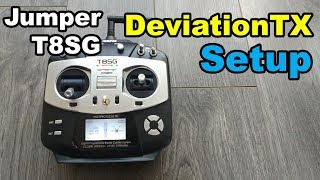 Jumper T8SG DeviationTX configuration setup MultiProtocol [upl. by Hermon811]