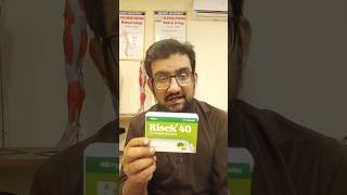 Risek 40 Omeprazole AcidReflux Heartburn StomachUlcers yts SideEffects HealthTips ytviral [upl. by Aveneg]