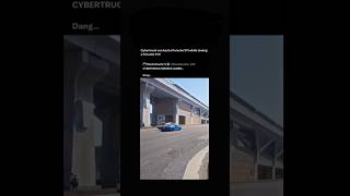 Cybertruck smokes Lamborghini shortsfeed cybertruck lamborghini fyp carguy shorts carracing [upl. by Cyler]