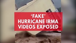 Fake Hurricane Irma videos widely shared on social media [upl. by Aramas]