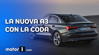 Nuova Audi A3 Sedan quella con la CODA [upl. by Aihsekin]