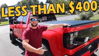 Gator SFX TriFold Tonneau Cover Install and Review  The Best Truck Bed Cover Under 400 [upl. by Ardyth29]