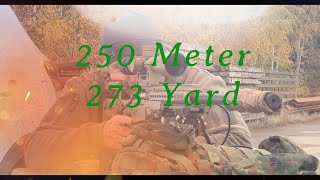 250 Meter  273 Yard  Airgun Long Range shooting mit Altaros M24 Luftgewehr im G22A2 Look [upl. by Nigam]