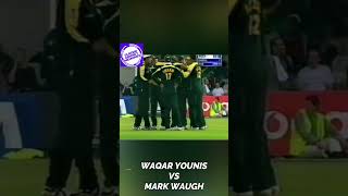 Waqar Younis Brilliant outswinger vs Mark Waugh  Pakistan vs Australia  Shorts  Reels [upl. by Schwinn885]