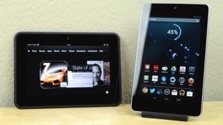 Review Kindle Fire HD vs Nexus 7 [upl. by Olympia]