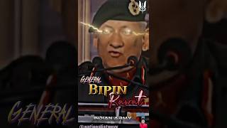 General Bipin Rawat 👀🥵🥶youtubeshorts ⚔️status 💥shortvideo 🔥trending indianarmy [upl. by Milburt]