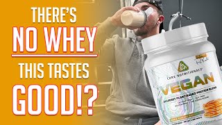 Core Nutritionals Vegan Protein Maple Pancake Batter Flavor Review [upl. by Ehttam]