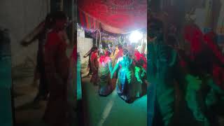 bathukamma Pelli kuthuru group dance Hajipur gate village [upl. by Gare]