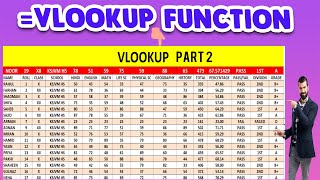 VLOOKUP Function In Ms Excel Part 2  VLOOKUP ka use Kaise Karen [upl. by Antoinette]