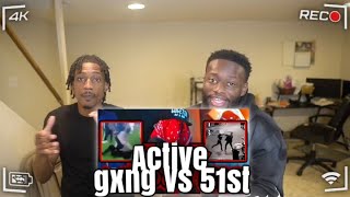 WAR IN LONDON ACTIVE GXNG VS 51ST  REACTION [upl. by Va986]