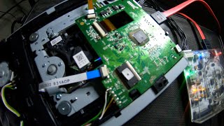 XBOX 360 Trinity RGH3 DVD Drive Repair and Winbond Flash LT Jungleflasher X360USB Pro V2 [upl. by Cid]