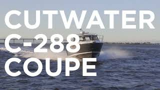 Cutwater C288 Coupe  PocketYachtcom [upl. by Okihcim721]