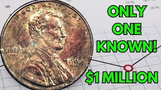 THE MILLION DOLLAR 1994 LINCOLN PENNY COIN WORTH MONEY [upl. by Robin]