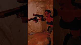 How to get secret Magnums 🔫 in Colosseum 🏟️ Tomb Raider Remastered laracroft [upl. by Ayatan]