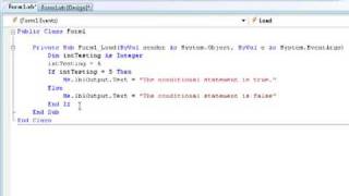 Learning VBNET Visual Basics tutorial 9  Conditional Statements [upl. by Amre655]