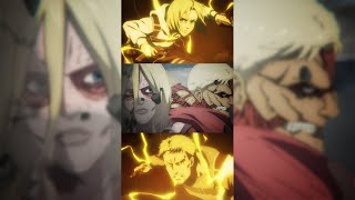 Annie y Reiner vs Jaegeristas 🤯  Attack on Titan  Shingeki no Kyojin  Transformacion [upl. by Keese]