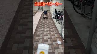 【世界初】全自動ベビーカーコスパ最高！shorts 逆再生 しょうもない ライフハック youtubeshorts lifehacks キャリーケース ネタベビーカーおすすめ [upl. by Rivard]