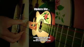 Hueco Mundo Bleach Ulquiorra Cifer theme guitar spanish cover solo guitartok bleach huecomundo [upl. by Trebmal]