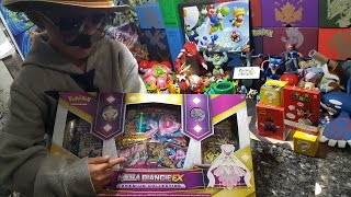 SUPER MARIO Opens a Mega Diancie quotPrincess Peachquot Ex Premium Collection Box and MARIO Mysteries [upl. by Schnabel282]